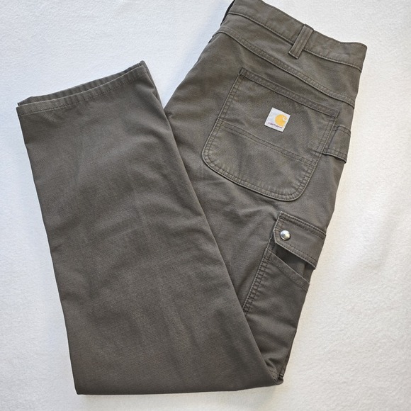 Carhartt Other - Carhartt 105461 Double Knee Ripstop Cargo Pants NWOT 38x32 Rugged Flex Dark...
